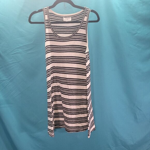 Lou & Grey Womens Striped Sleeveless Tank Dress S - Picture 1 of 8